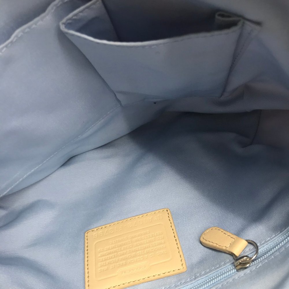 COACH Large Multicolor Fabric Shoulder Bag - Picture 8 of 10